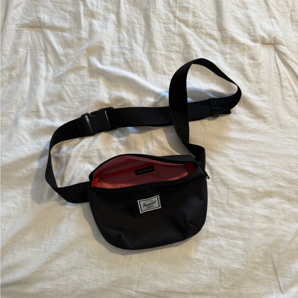 Herschel Black Fanny Pack / Crossbody Bag